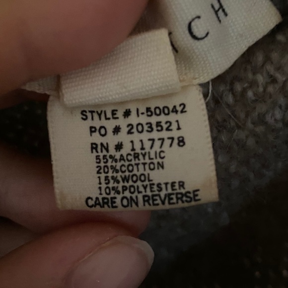 Lovestich Camel Speckled Knit Cardigan Sweater M - Picture 16 of 16